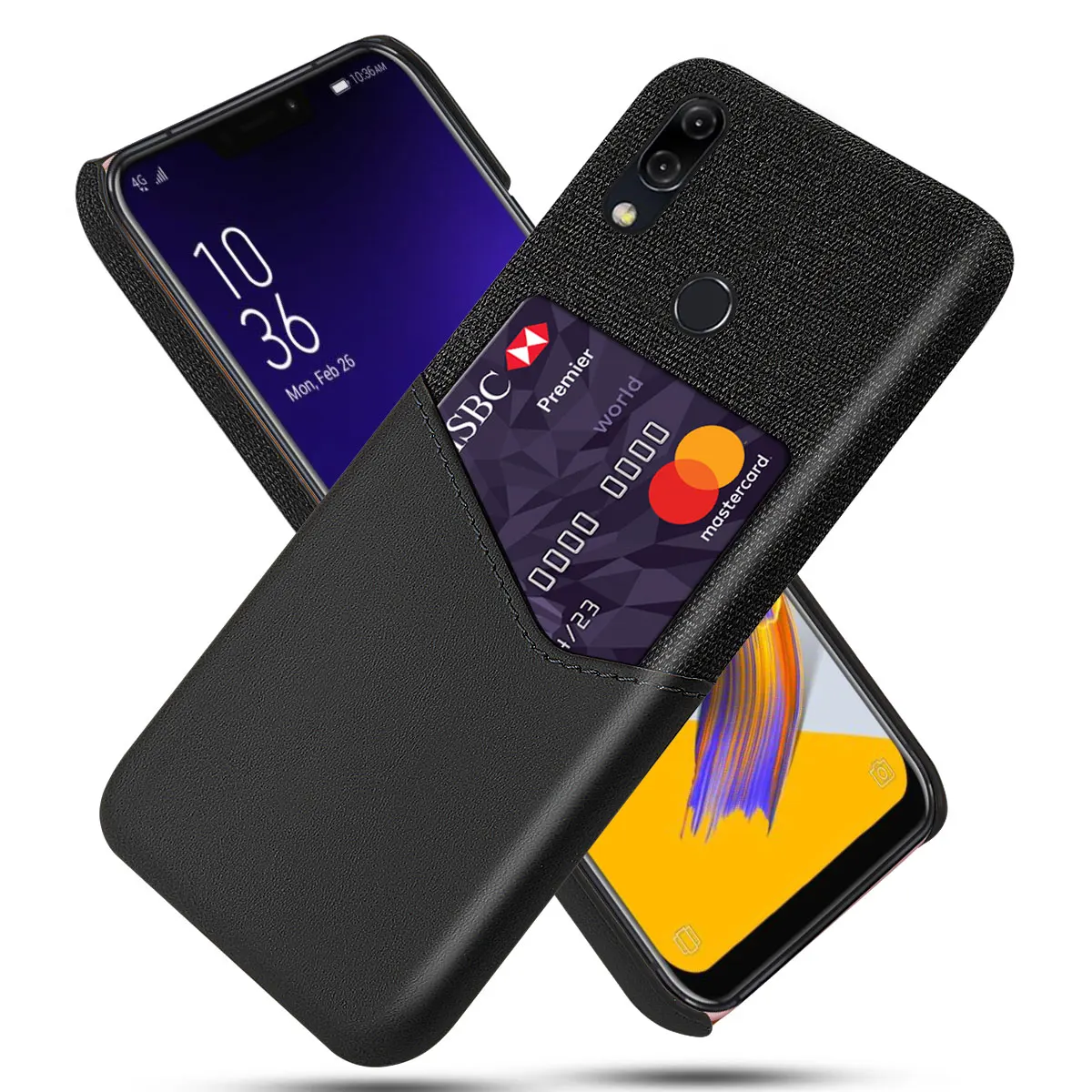 Роскошный кожаный жесткий тканевый защитный чехол для телефона Asus Zenfone 5z ZS620KL задняя крышка для Asus Zenfone 5 ZE620KL