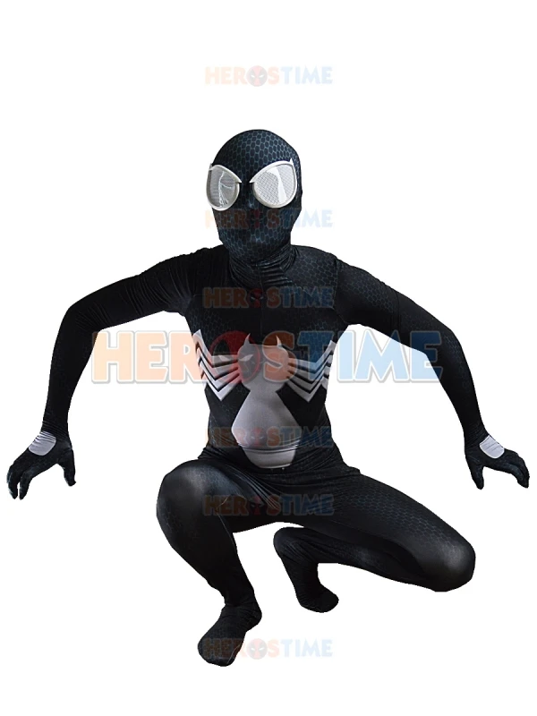 Новый черный костюм Человека-паука Venom Symbiote 3D принт Человек-паук косплей