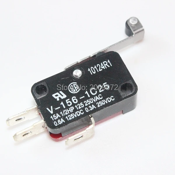 Умная электроника 50 шт./лот V-156-1C25 MICRO SWITCH SPDT шарнирный роликовый рычаг 15A |