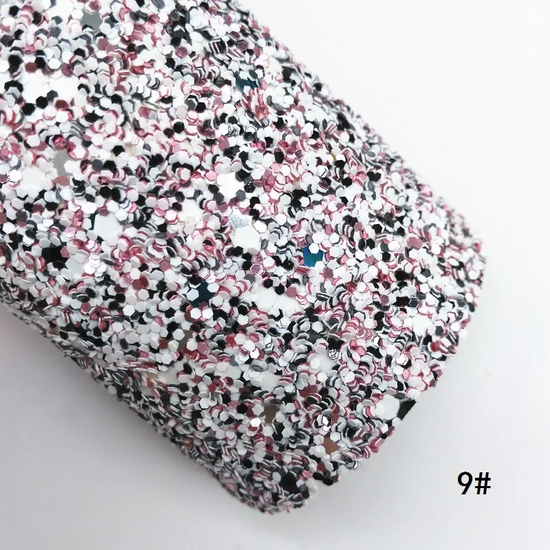 9 Glitterwishcome 30X134 см мини рулон с эффектом блестящей кожи Fabirc, блестящая кожаная ткань, GM003 - Цвет: 9