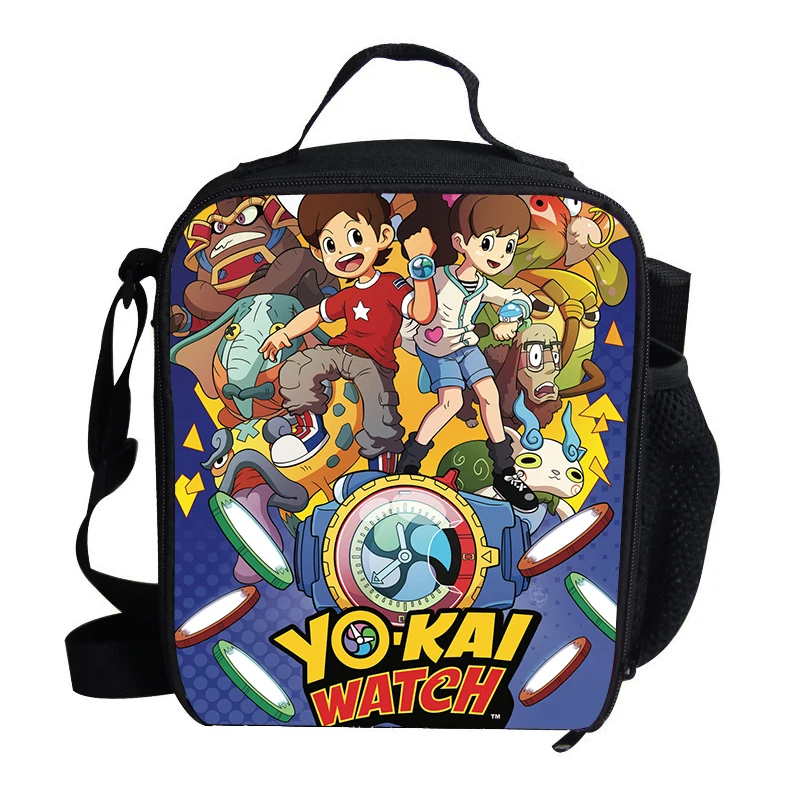 Сумка холодильник с мультипликационным принтом Yo Kai Watch сумка для обеда детей