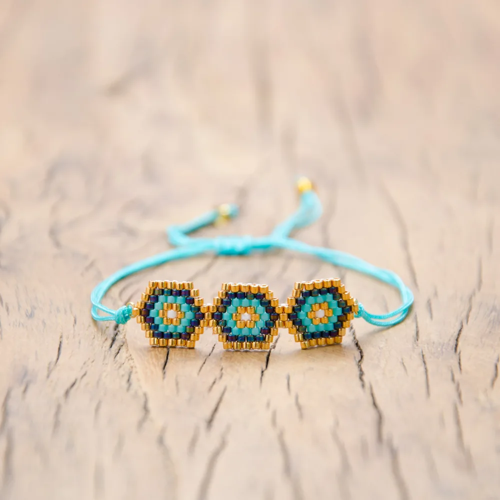 Дропшиппинг браслет со сглаза MIYUKI браслеты дружбы Delicas бисер ручной работы