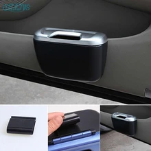 Лидер продаж автомобиля Авто мусор может пыли мусорное ведро литейный Ящик Контейнер для хранения черный JUN7 Лидер продаж автомобиля Авто мусор может пыли мусорное ведро литейный Ящик Контейнер для хранения черный JUN7