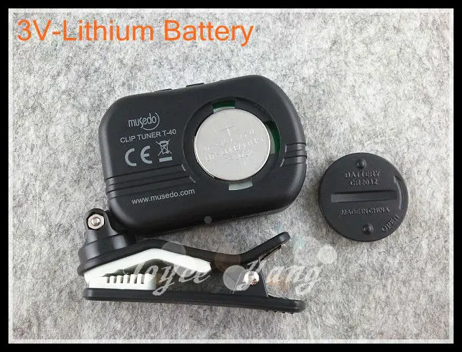 Цифровой гитарный тюнер MUSEDO T 40 LCD с клипсой черные тюнеры для басов скрипки