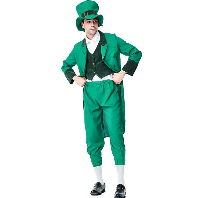 Вечерние платья для взрослых и мужчин с надписью Lucky Charms Leprechaun в Ирландском стиле