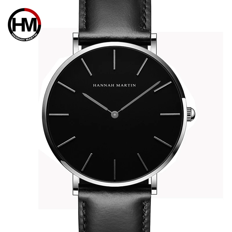 Супер тонкие кварцевые повседневные наручные часы деловой бренд кожаные
