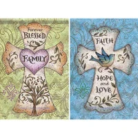 5d diy diamond painting blessed family love and peace crosscross stitch gifts diamond embroidery mosaic needlework home decor