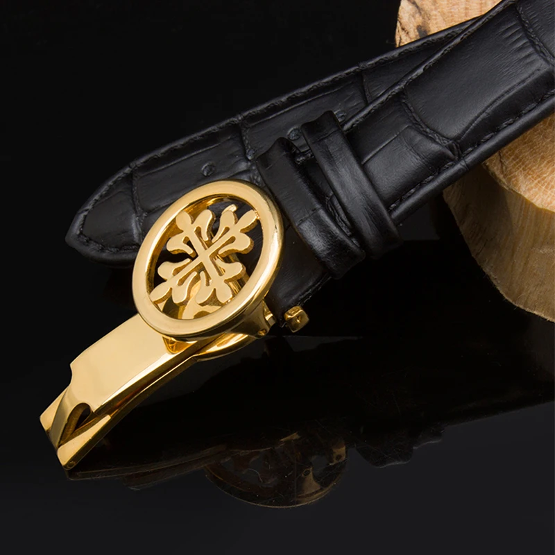 Аксессуары для часов пряжка Patek Philips с ПП складной пряжкой золотой бабочкой 18 мм 20