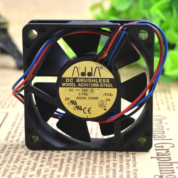 Бесплатная доставка. 6015 6 см 12 В 0 11 а вентилятор охлаждения AD0612MB D76GL CPU power|cooling fan|12 cm