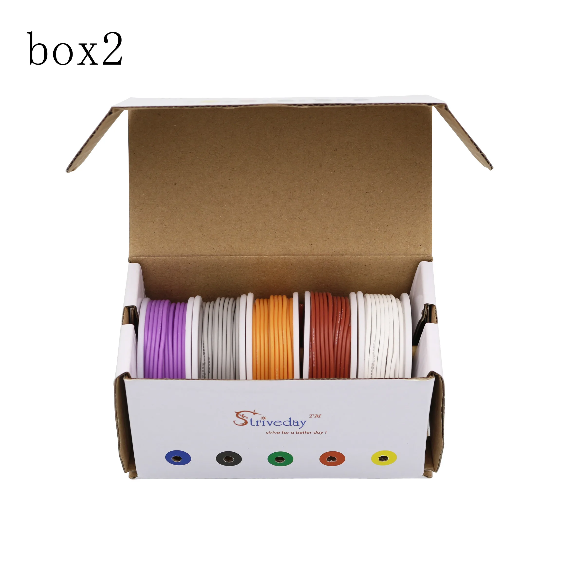 Гибкий силиконовый кабель 30 м 20AWG 5 цветов 1 коробка посылка|silicone wire cable|electric wireflexible