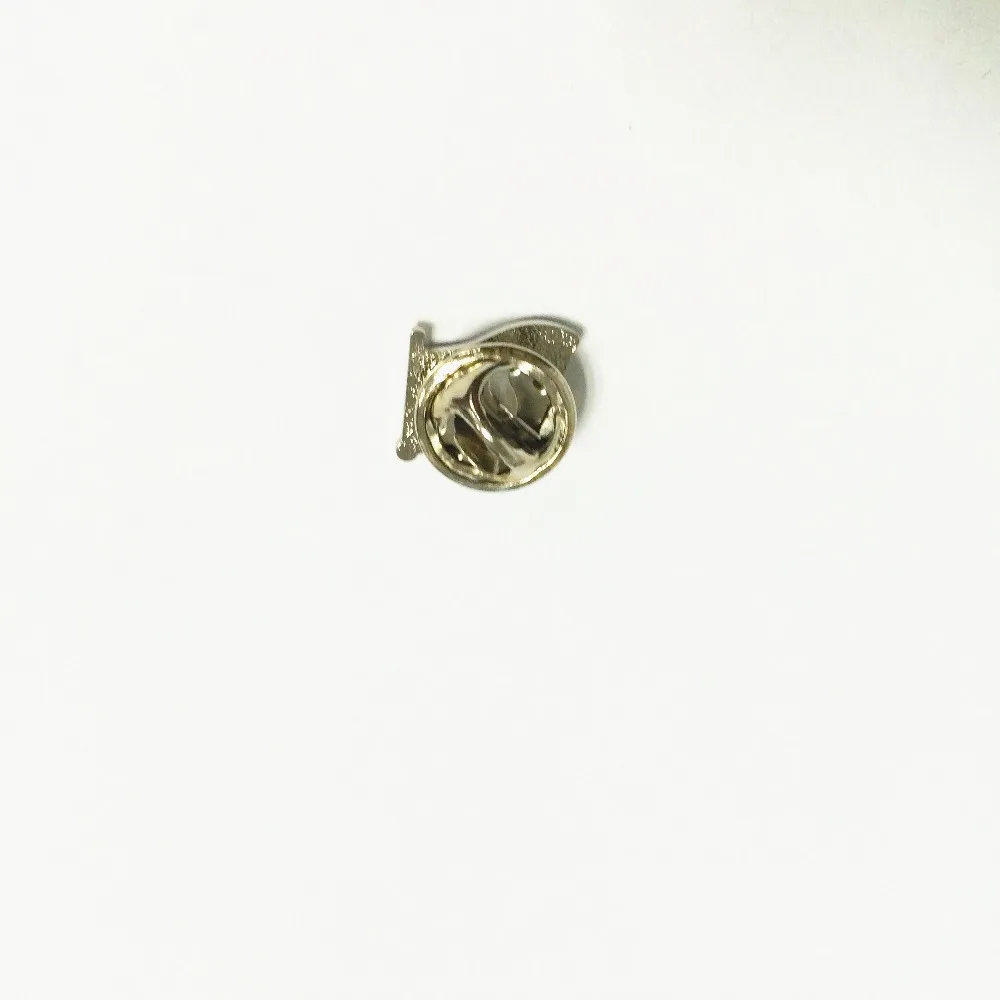 Штифт для лацканов под заказ изготовленный из железа с серебряным покрытием