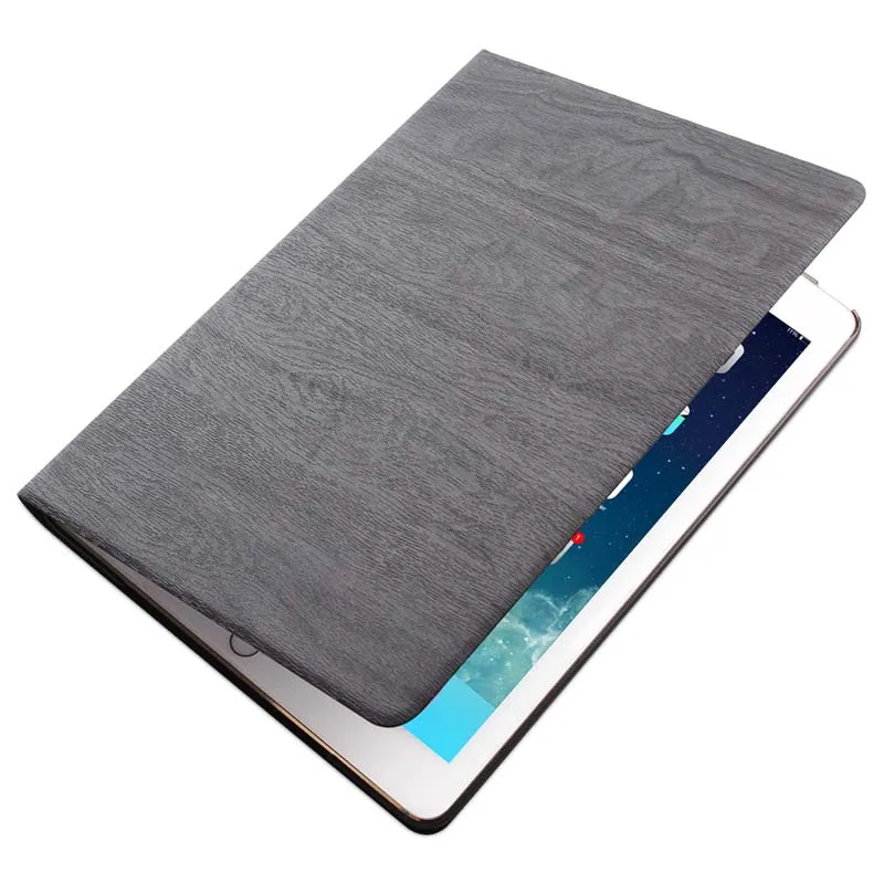 Тонкий деревянный чехол из искусственной кожи Магнитный смарт подставка