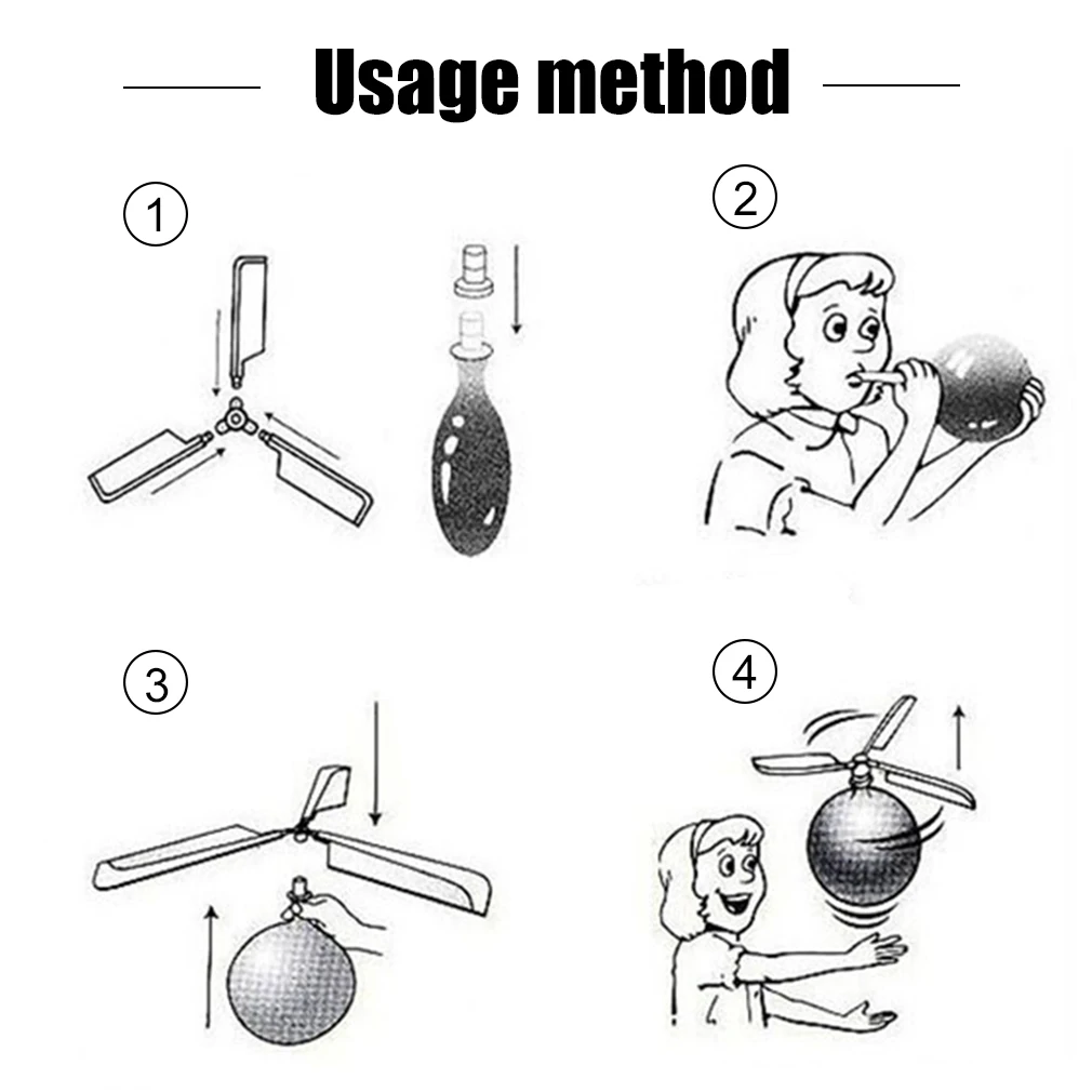 Хит! Воздушный шар вертолет экологические творческие игрушки воздушный