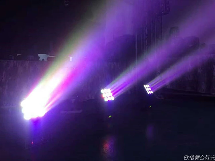 LED 9*12W RGBW Matrix Wash Moving Head Light Professional DMX 512 Dj Disco Wedding Party Event Stage Effect Beam | Лампы и освещение