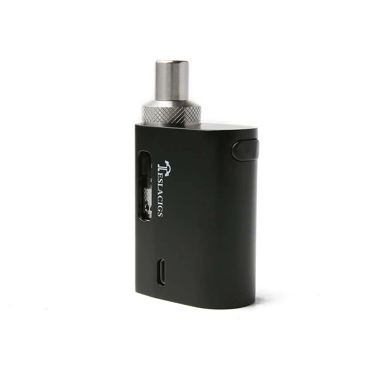 Оригинал Тесла на Starter Kit 900 мАч Батарея TESLACIGS 45 Вт в окне MOD Vape с 1 5 мл распылитель