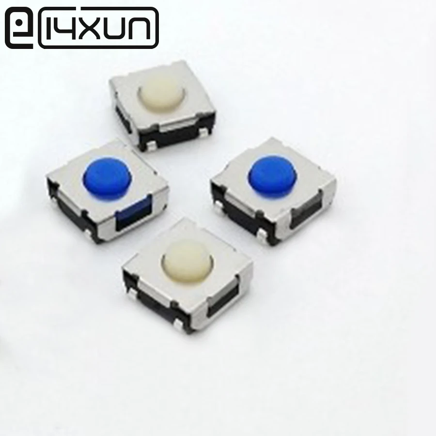 10 шт 6*6*3 1/3 4/4 3/5 мм 4Pin SMD Водонепроницаемый силиконовый тактовый переключатель