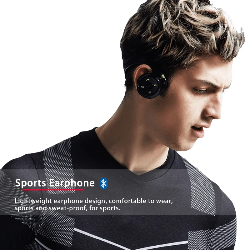 PLUFY Спортивная Bluetooth гарнитура Беспроводные наушники для бега Ecouteur Sans Fil Bluetooth наушники радио MP3