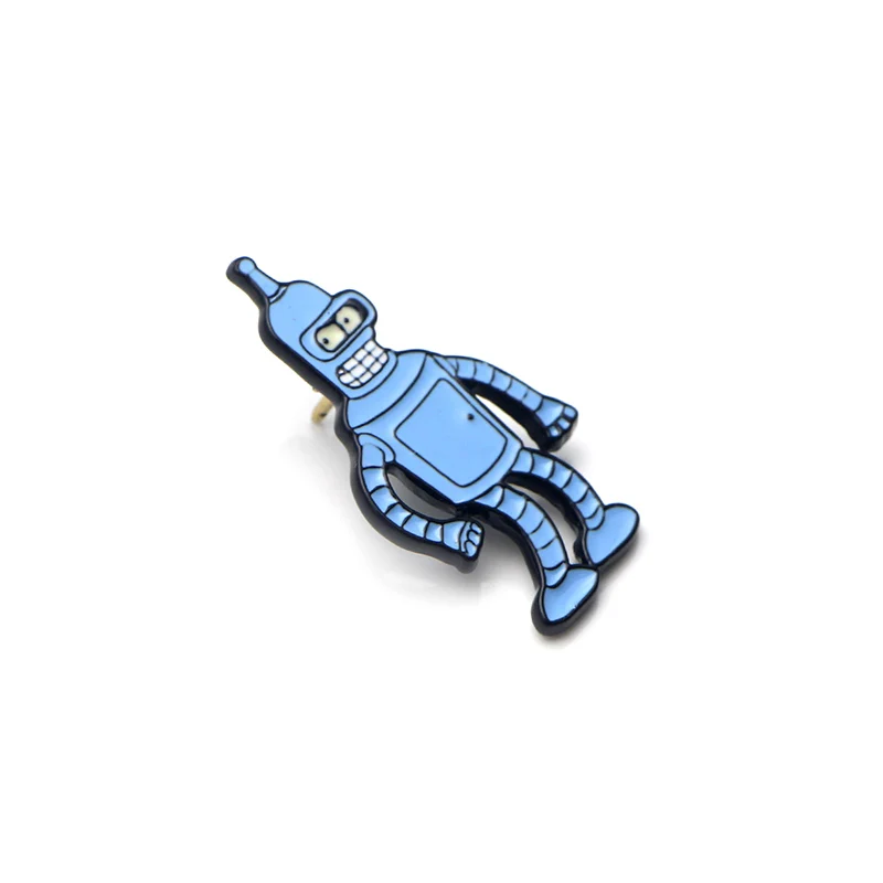 P3259 Dongmanli Futurama милые эмалированные булавки и броши для женщин и мужчин нагрудные булавки рюкзак сумки значок подарки