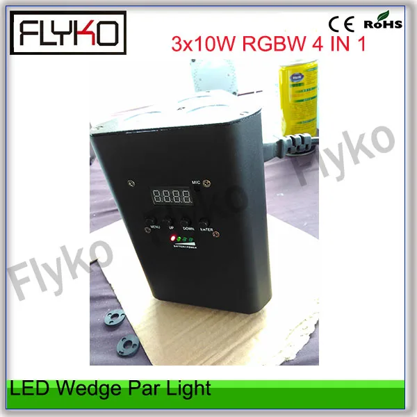 RGBW 4в1 стирка световой эффект 3*10 Вт Высокая яркость ИК контроль led Клин par свет|par