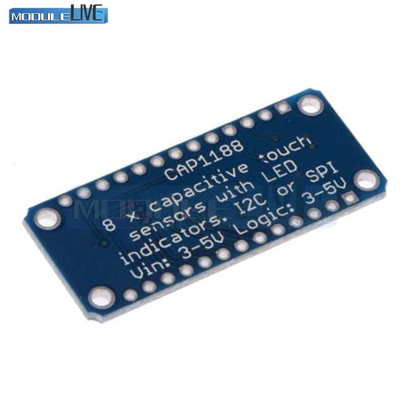 CAP1188 8 Кнопка/ключ интерфейсы ключ емкостный сенсорный модуль 3-5 в SPI IIC igc Captouch светодиодный для Arduino с контактами