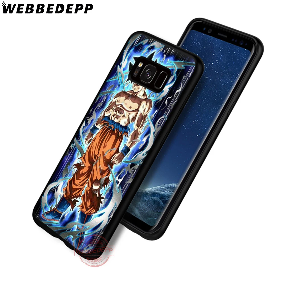 WEBBEDEPP Dragon Ball Z Super DBZ Goku Saiyan Soft Phone Case for Samsung S6 S7 Edge S8 S9 S10 Plus J4 J6 J7 J8 Note8 9 10 |