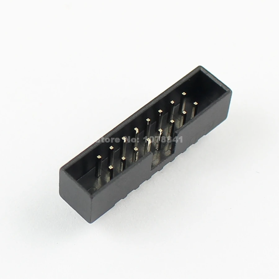 10 шт. 2 мм 2x8 контактов 16 прямой Штекерный кожух PCB Box header IDC разъем|socket 16|sockets 2mmsocket |