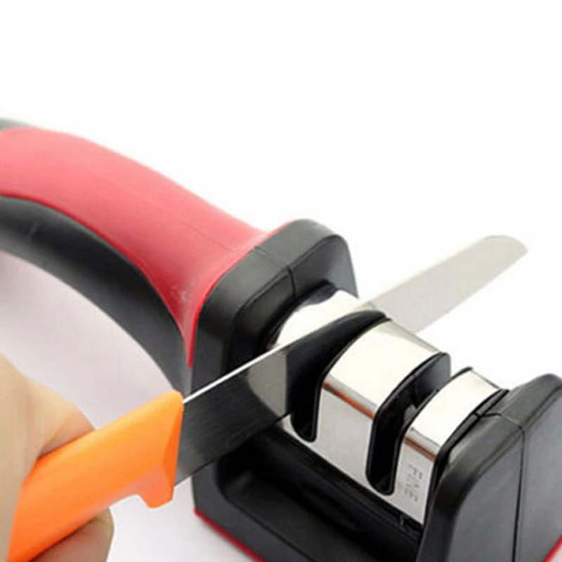 Кухонный нож точилка два этапа Алмазный каменная керамика шлифовальный