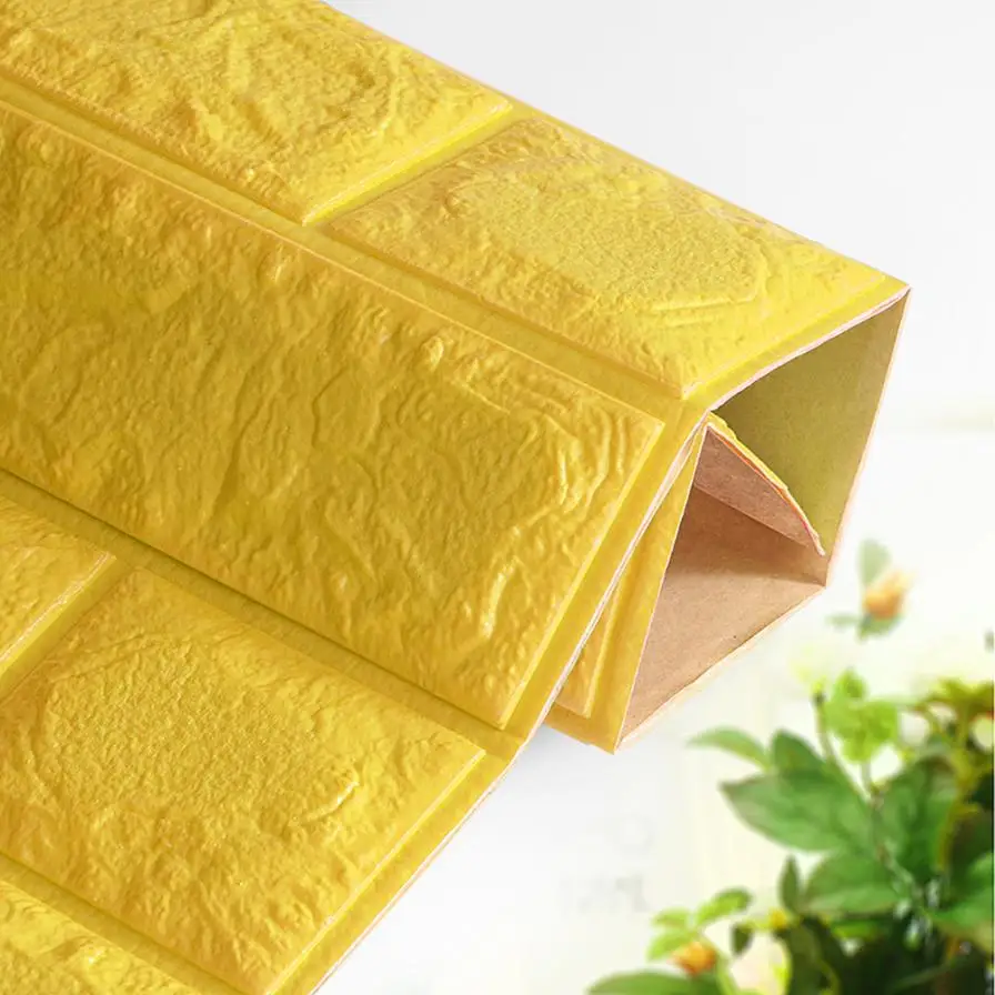Home Decor 3D кирпичная стена Стикеры самоклеящиеся пены обои панелей комната Decal