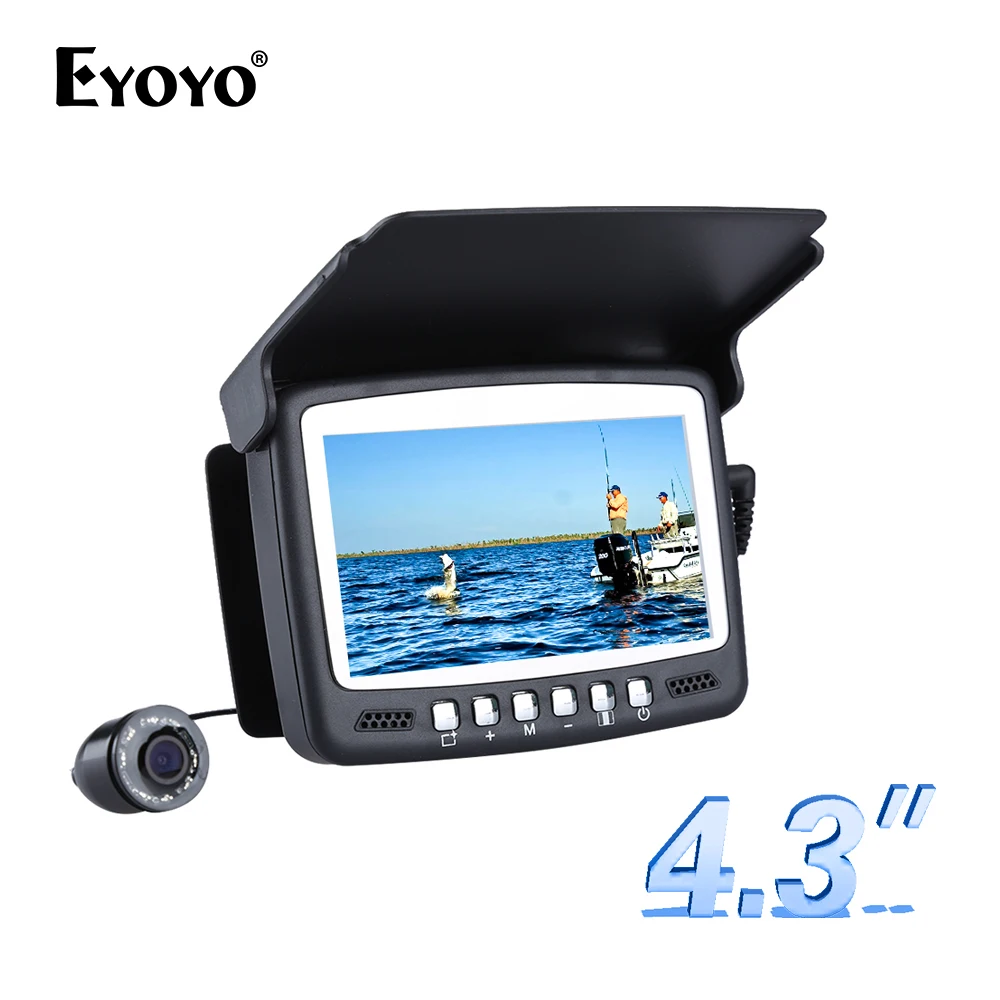 Eyoyo оригинальная 15м подводная камера для рыбалки рыбоискатель рыбалка 4.3