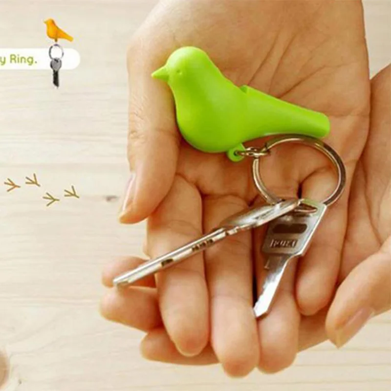 Hot Set 2 Bird Keychain + House Nest Whistle Key Holder Chain Ring Keyholder Keyring Hanger Rack | Украшения и аксессуары
