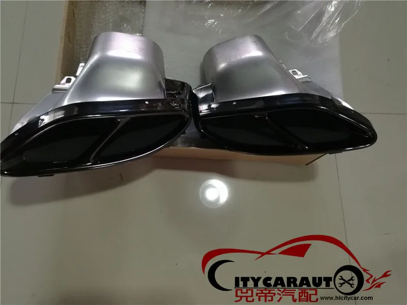Выхлопные трубы хвостовые наконечники подходят для W205 C180/C200/C250/C300/C450 AMG трубы выхлопные наконечники/задние наконечники AMG задние губы