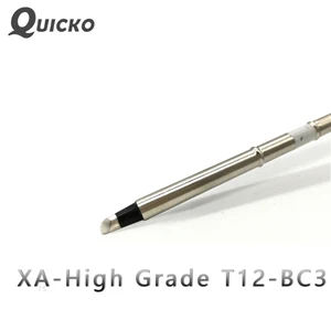 Наконечник для паяльника QUICKO XA High-gradeT12-BC2 BC1 BC3небольшая сварочная головка в форме подковы для паяльной станции серии T12