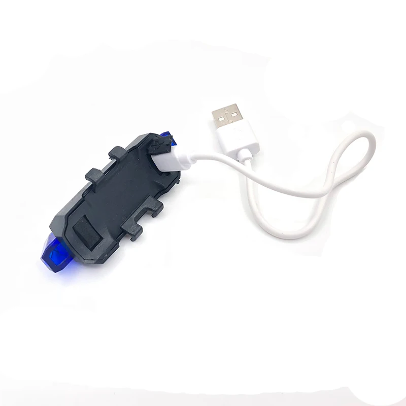 Водонепроницаемый USB Перезаряжаемый велосипедный задний светильник, 4 режима, задний велосипедный мигающий Предупреждение льный фонарь, велосипедный задний светильник
