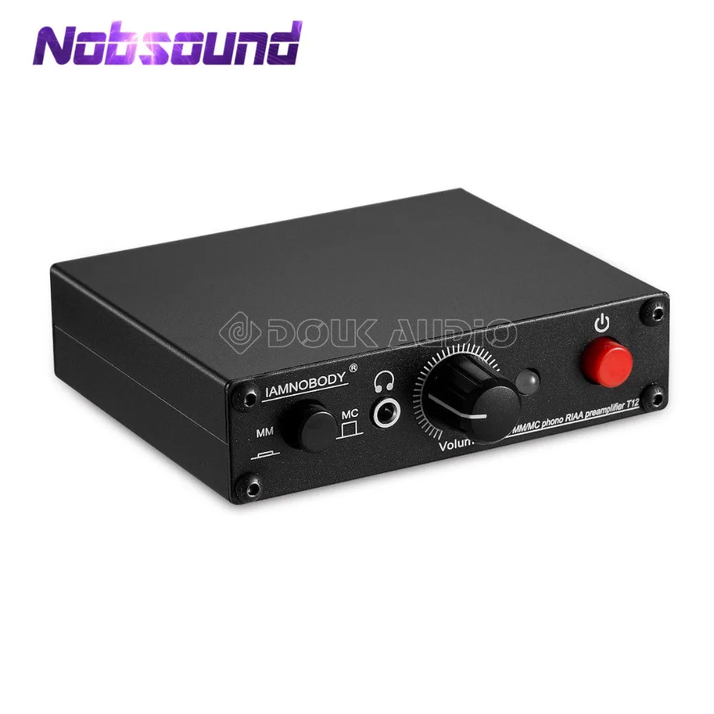 Nobsound Mini MM/MC RIAA проигрыватель Phono предусилитель усилитель для наушников Hi-Fi для LP Виниловый проигрыватель