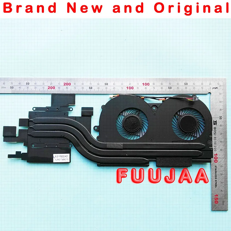 NO.1 cooler 3pin Радиатор GPU Вентилятор Кулер для CLEVO P950HR P950HP 6-31-P9502-401 6-31-P9552-102 6-31-P9552-HA0 BS5005HS-U3E BS5005HS-U3D - Цвет лезвия: NO.1 cooler 3pin