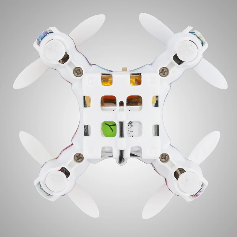 Мини Радиоуправляемый Дрон 4ch дроны cx10d 6 оси LED вертолет 3D roll мини Drone с ключом