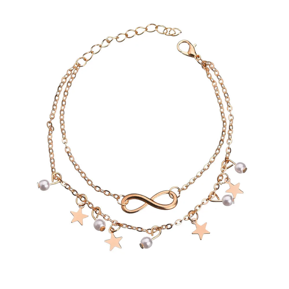 Женский богемный браслет на щиколотке Cheville Boho ювелирное изделие для ног enkelbandje