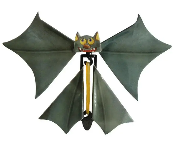 

Magic Flying Bat Flutter Card Prank Flying Paper Bats Funny Halloween Card Gift Tricks Toys for Children Party Learning Toys