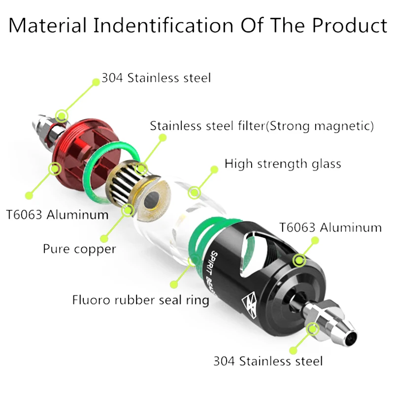 

High-Quality Oil Fuel Filter Universal for Scooter Motorcycle Fuel Filter Oil Filter Removal Impurities