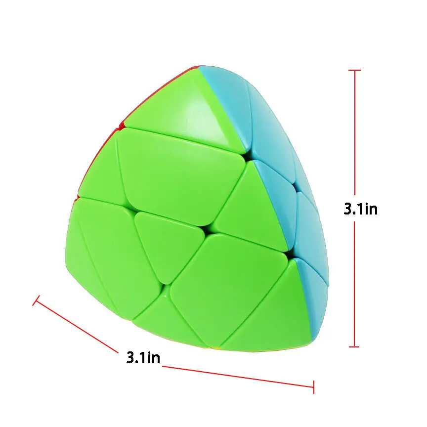 5 шт. в упаковке магический куб 3x3x3 2x2x2 пирамида Megaminx набор головоломка закрутка