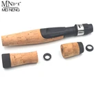 Спиннинговая катушка MNFT, 2 комплекта, искусственная пробка, удочка, раздельная ручка, набор для самостоятельного ремонта и изготовления Удочек