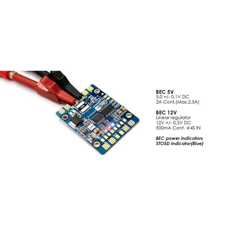 Распределительная плата Matek HUBOSD Eco H концентратор OSD PDB датчик тока с BEC 5 В и 12 для FPV