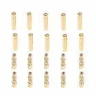 10 паралот 2,0 мм 3,5 мм 4,0 мм 5,0 мм 5,5 мм 6,0 мм 6,5 мм 8,0 мм золотые патроны типа банан для аккумулятора RC