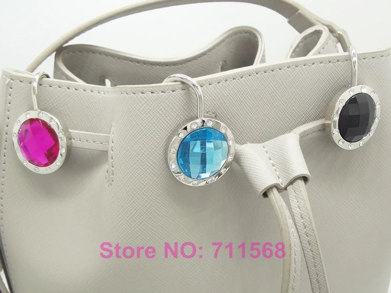 Хрустальный круглый брелок для ключей с зажимом держатели сумочка и украшение