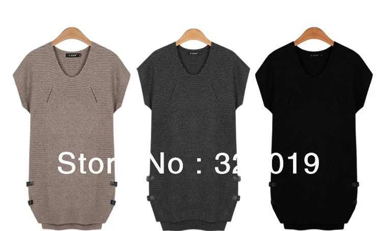 Sping Women New sweater Dresses Pullovers Knitwear Plus Size Loose Sweater M-4XL | Женская одежда