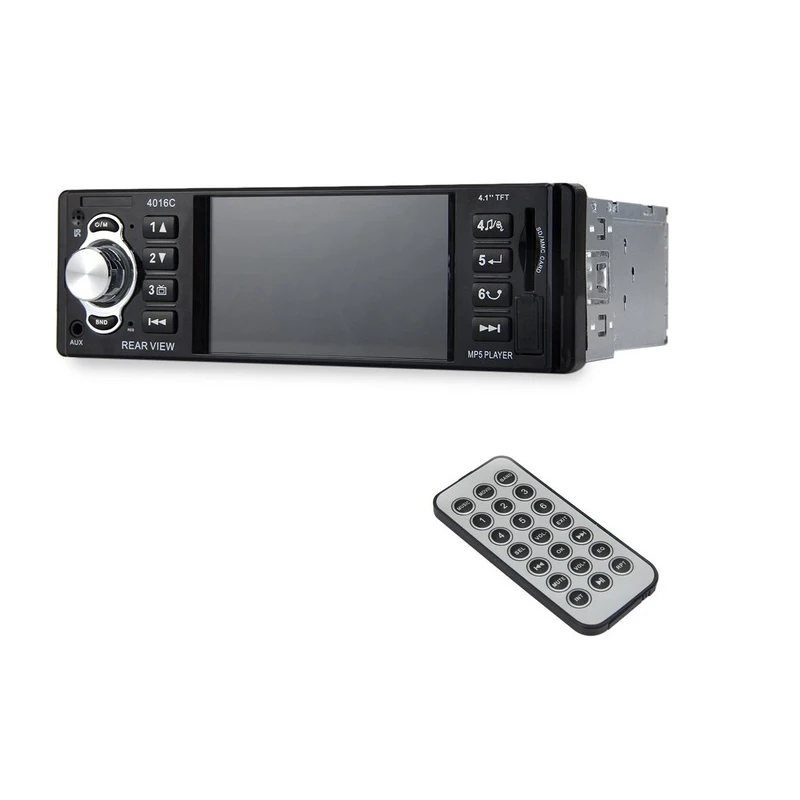 4 1 дюймов Din HD стерео радио Bluetooth Авто MP3 MP5 Аудио плеер Поддержка USB FM TF AUX обратная