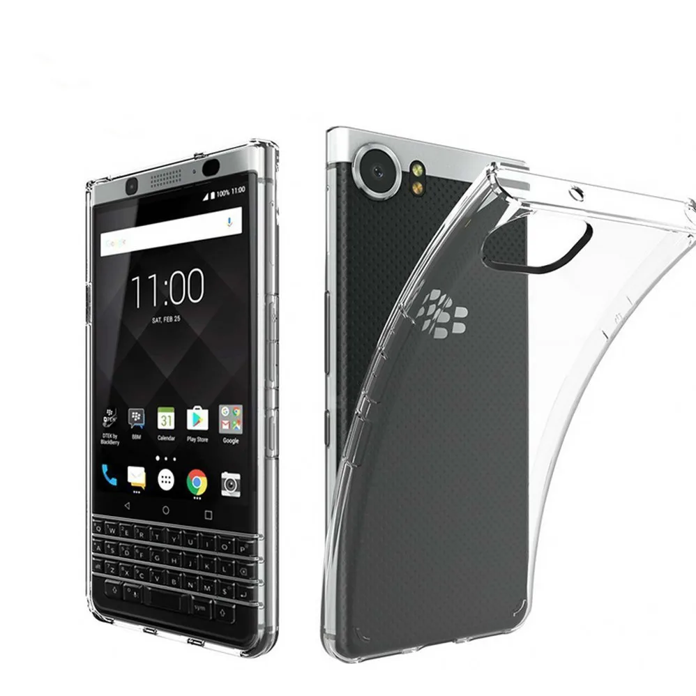 Прозрачный чехол для Blackberry Motion мягкий из ТПУ прозрачный тонкий