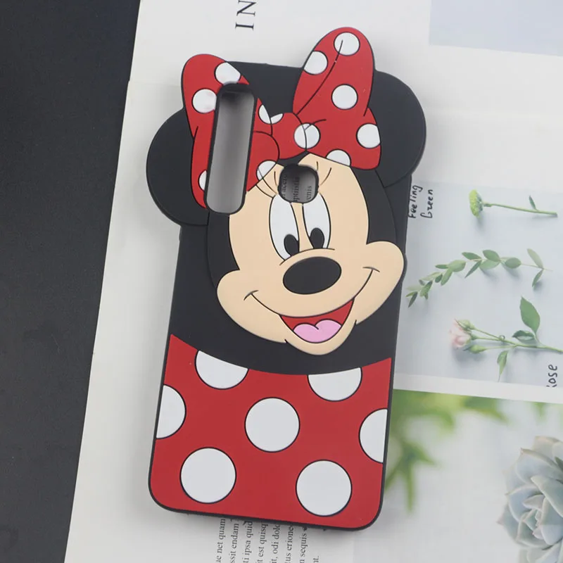 Minnie С милым рисунком Минни для девочек чехол для samsung Galaxy A50 A70 A40 A30 A20 A10 A40s A9s A6s A8 A7 A9 Star Pro A6 плюс A2 Core M10 M20 M30 - Цвет: Minnie