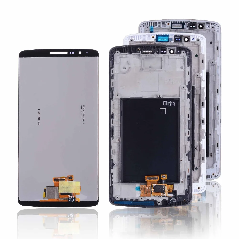 5 &quotОригинальный дисплей для LG G3 ЖК-дисплей с сенсорным экраном рамкой