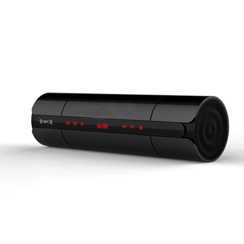 Беспроводной стерео портативный Bluetooth динамик с басами FM радио TF карта USB музыка Aux аудио Саундбар домашний кинотеатр Бумбокс xiom - Цвет: Черный